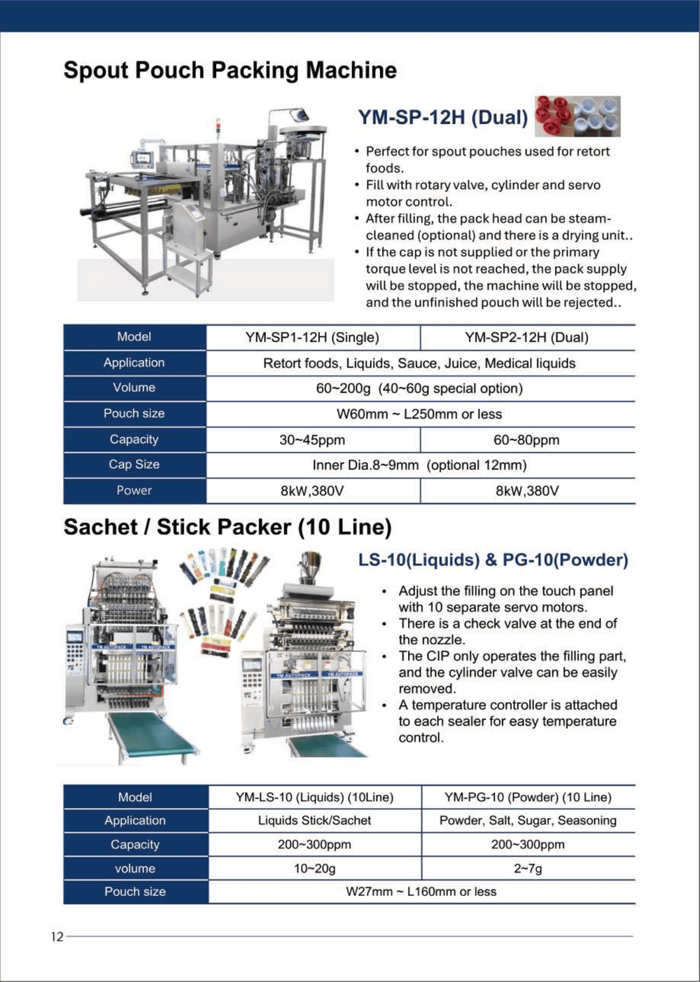 Spout Pouch Packing Machine